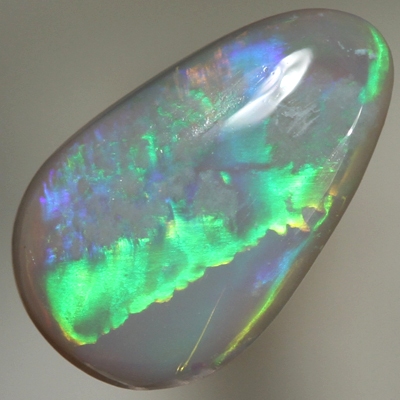 SOLID SEMI BLACK OPAL Neon bright rolling flashes